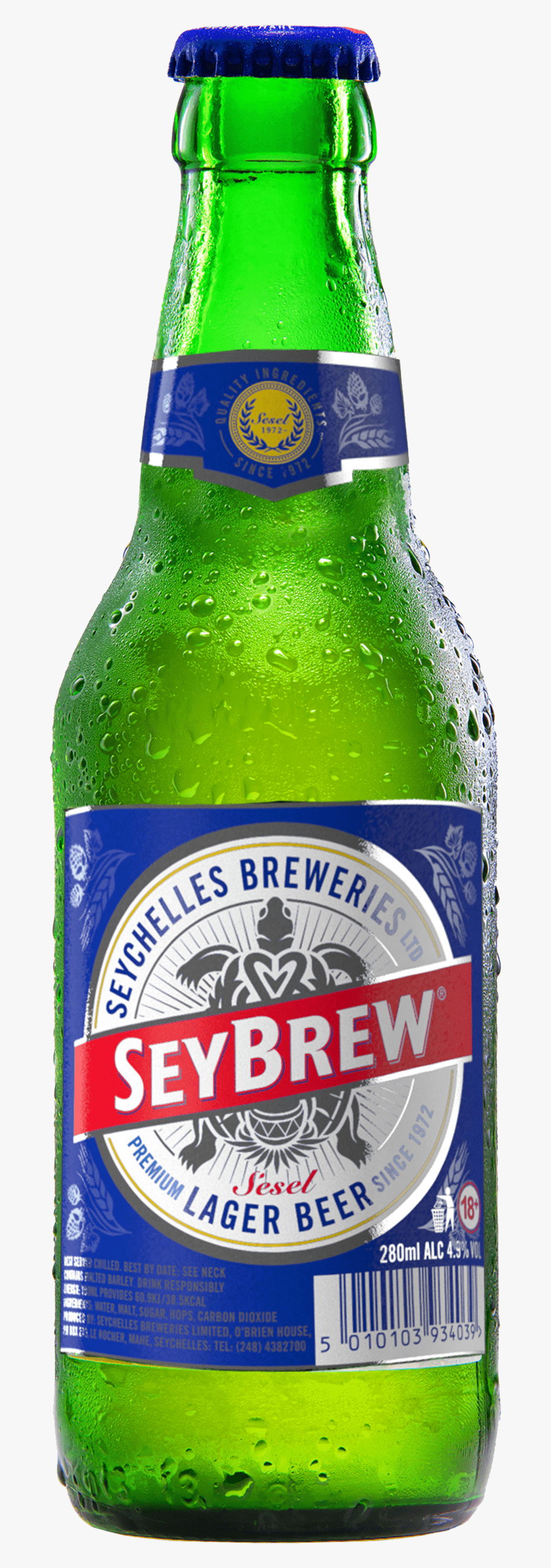 Transparent Soda Clipart Black And White - Seychelles Beer, Transparent Clipart