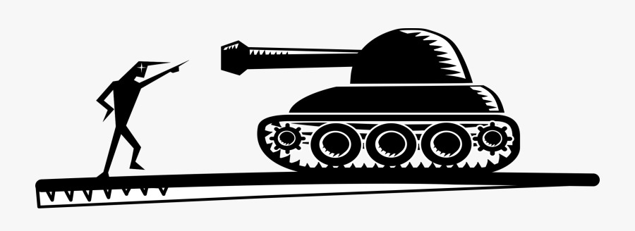 Monochrome Photography,brand,logo - Tank Man Clip Art, Transparent Clipart