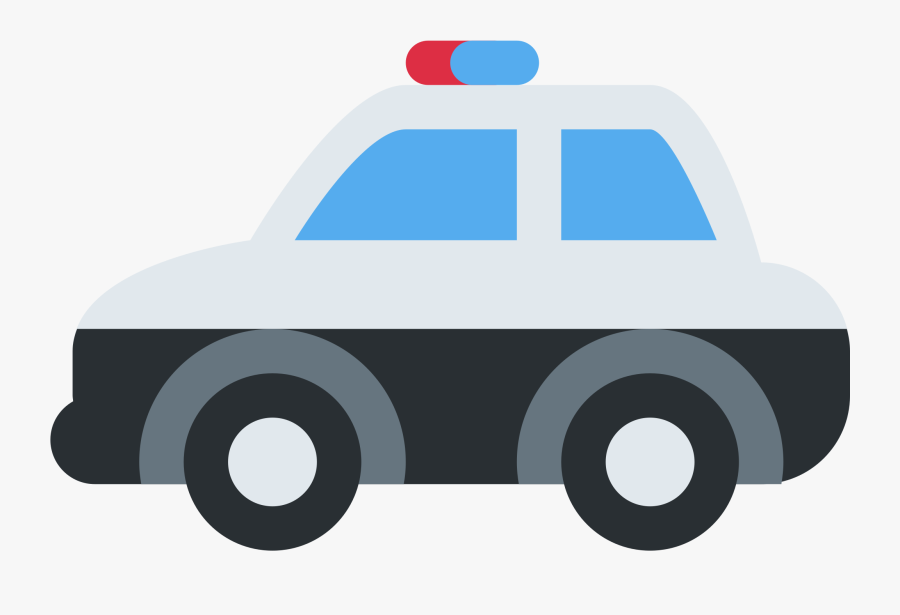 Police Car Emoji Twitter - Police Car Emoji Android, Transparent Clipart