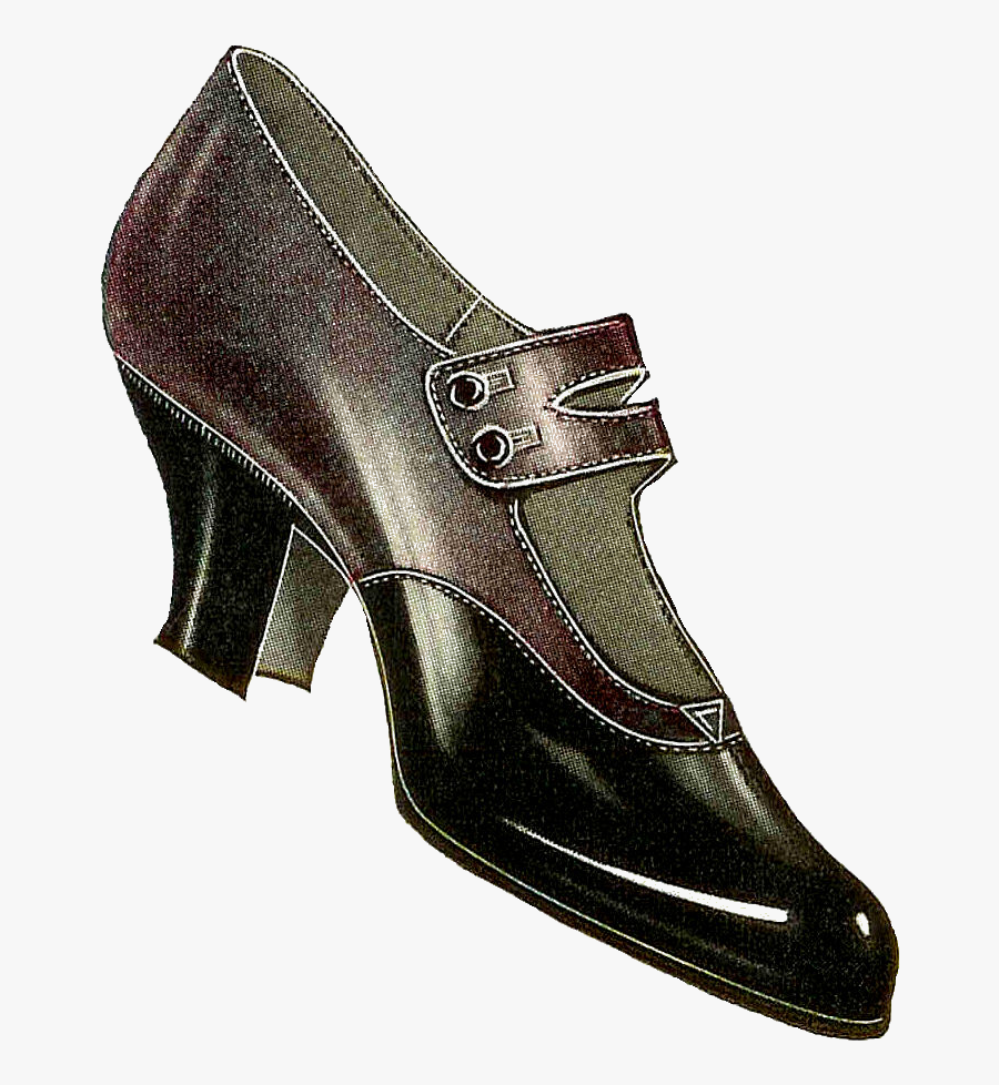 Womens Shoes 1915, Transparent Clipart