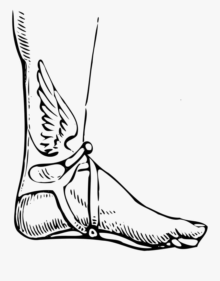 Clip Art Transparent Download Hermes God At Getdrawings - Sandales Ailées De Persée, Transparent Clipart