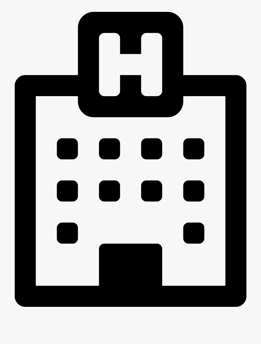 Clip Art File Awesome Svg Wikimedia - Hospital Svg, Transparent Clipart