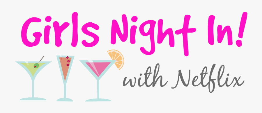 Girls Movie Night Clipart, Transparent Clipart