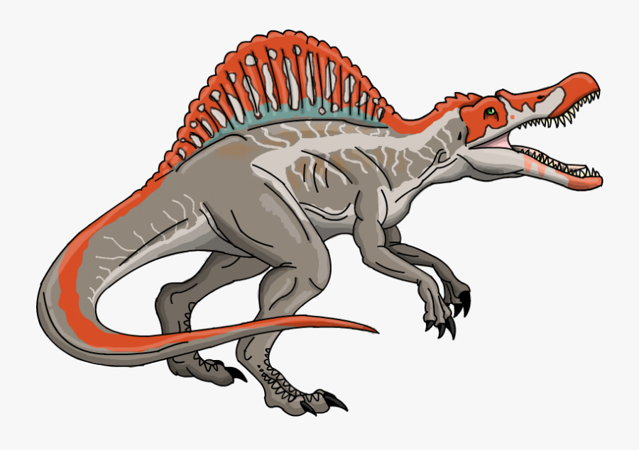 Spinosaurus Jurassic World Evolution Jurassic Park - Jurassic Park Lll Spinosaurus, Transparent Clipart