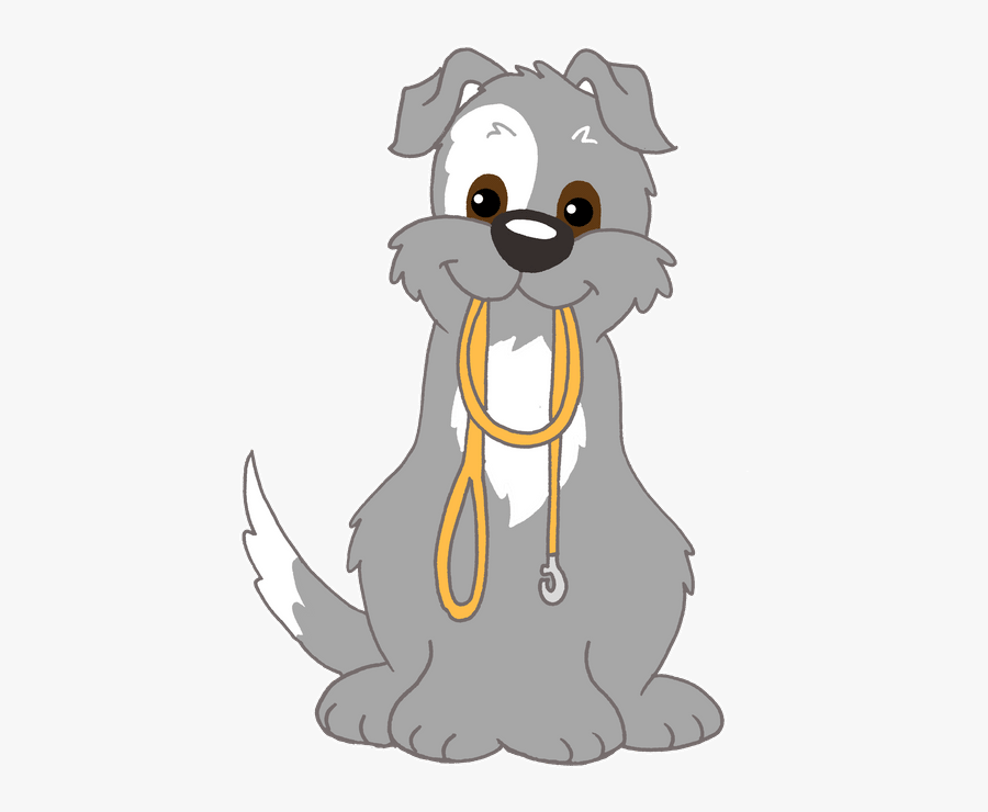 Peach On A Leash Dog Logo - Dog With Leash Clipart, Transparent Clipart