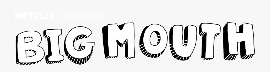 Big Mouth Tv Show Logo, Transparent Clipart