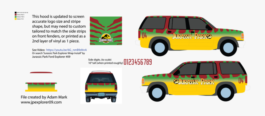 Jurassic Park Explorer Paint, Transparent Clipart