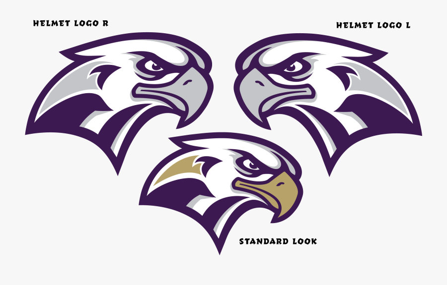 Hs Eagle Concept Page - American Football Logo Design Eagle, Transparent Clipart