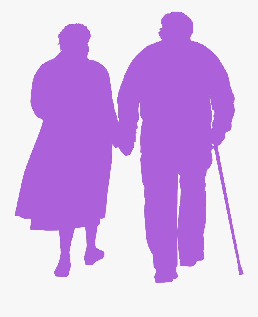 Silhueta Casal De Mãos Dadas, Transparent Clipart