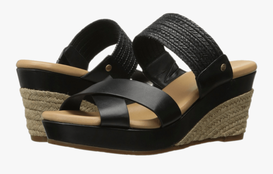 Black Ugg High Sandals - Sandal, Transparent Clipart