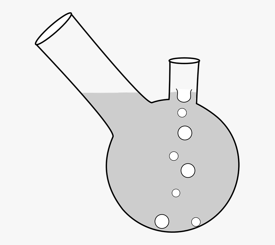 Conical, Flask, Laboratory, Experiments, Boiling, Water - Boiling Flask Clipart, Transparent Clipart
