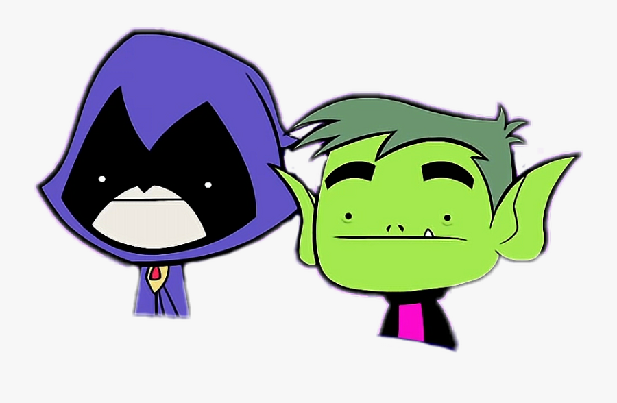 #teentitans #beastboy #raven - Raven Beastboy, Transparent Clipart