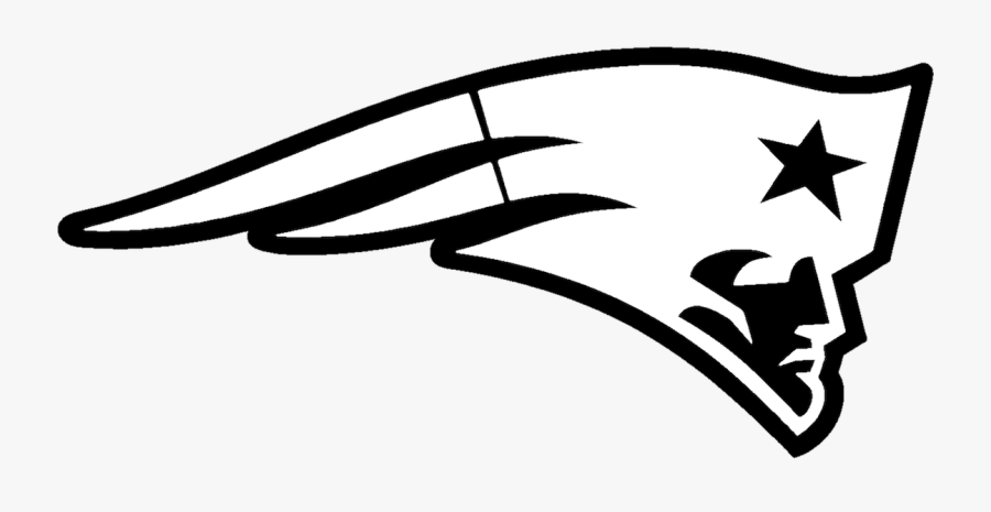 Football Nfl New England Patriots - Black New England Patriots Logo, Transparent Clipart