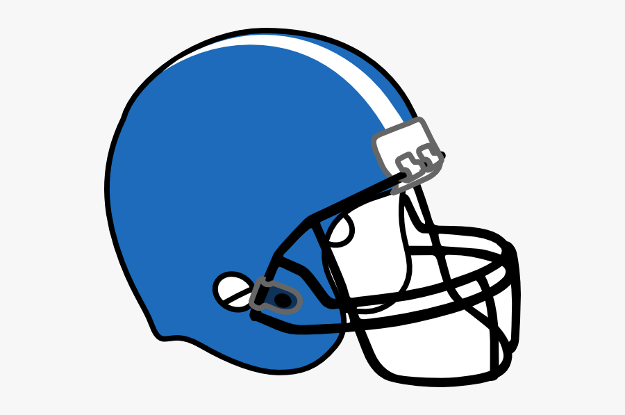 Football Helmet Clipart Kid Transparent Png - Blue Football Helmet Clipart, Transparent Clipart