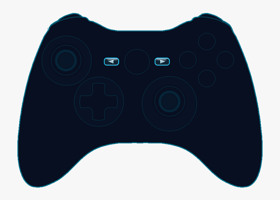 Xbox360 Controller Back Start, Transparent Clipart
