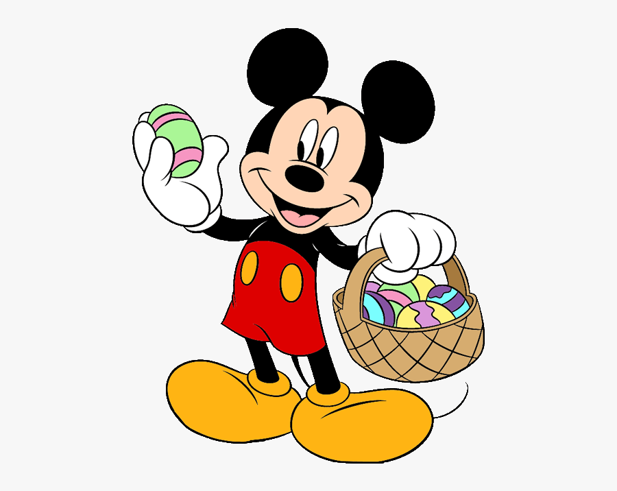 Disney Clipart Mickey Mouse And Friend - Happy Easter Mickey Mouse, Transparent Clipart