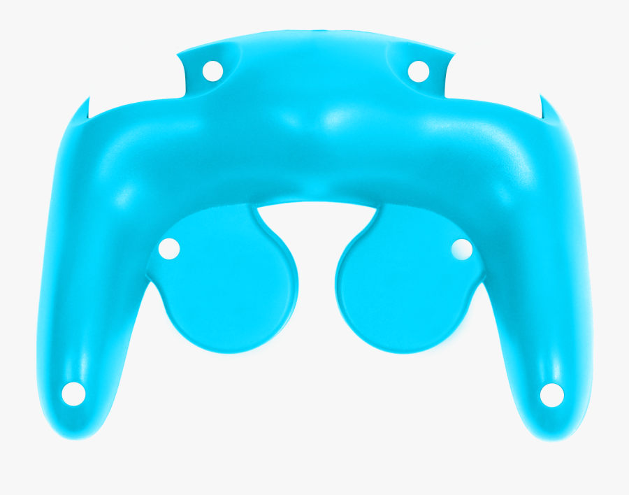 Aqua Blue Gamecube Controller - Back Of Gamecube Controller Png, Transparent Clipart