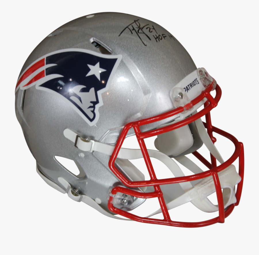 Ty Law Autographed New England Patriots Silver Speed - New England Patriots, Transparent Clipart