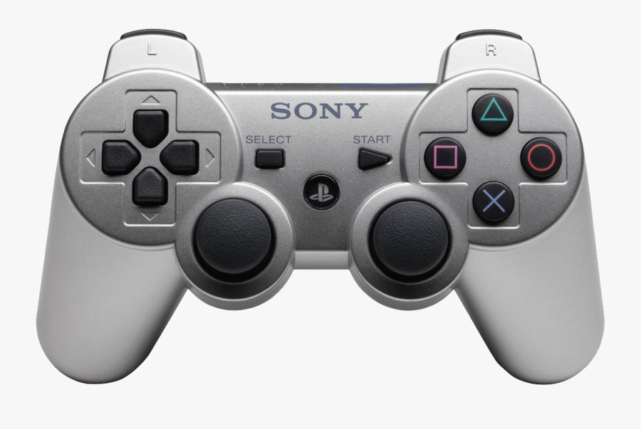 Game Controller Png Image - Ps3 Controller Silver, Transparent Clipart