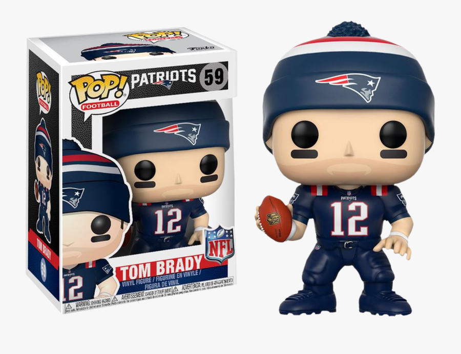 Tom Brady New England Patriots Pop Vinyl Figure - Funko Pop Tom Brady, Transparent Clipart