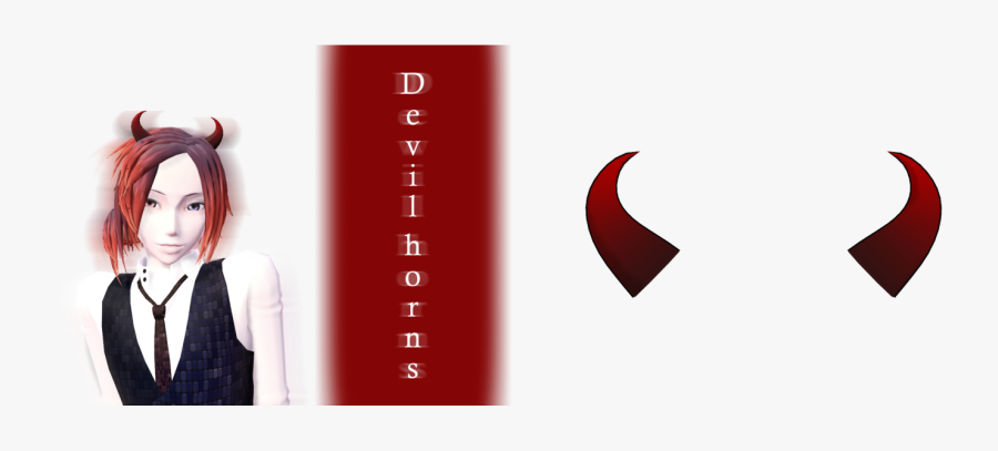 Image Transparent Download Mmd Devil Horns Dl By Joanagnes - Mmd Devil Horns, Transparent Clipart