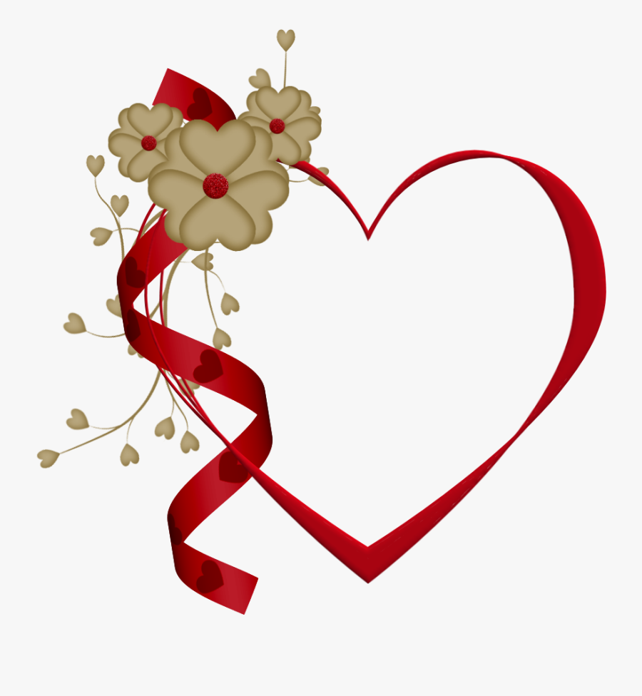 Heart Imagesred Heartsteddy Beardividersclip - Love Heart Frame Png, Transparent Clipart