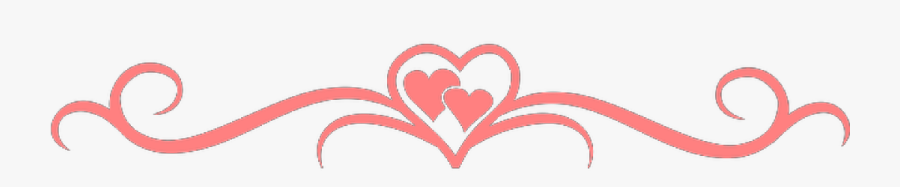 Clip Art Heart Divider Clipart - Valentines Day Divider Png, Transparent Clipart