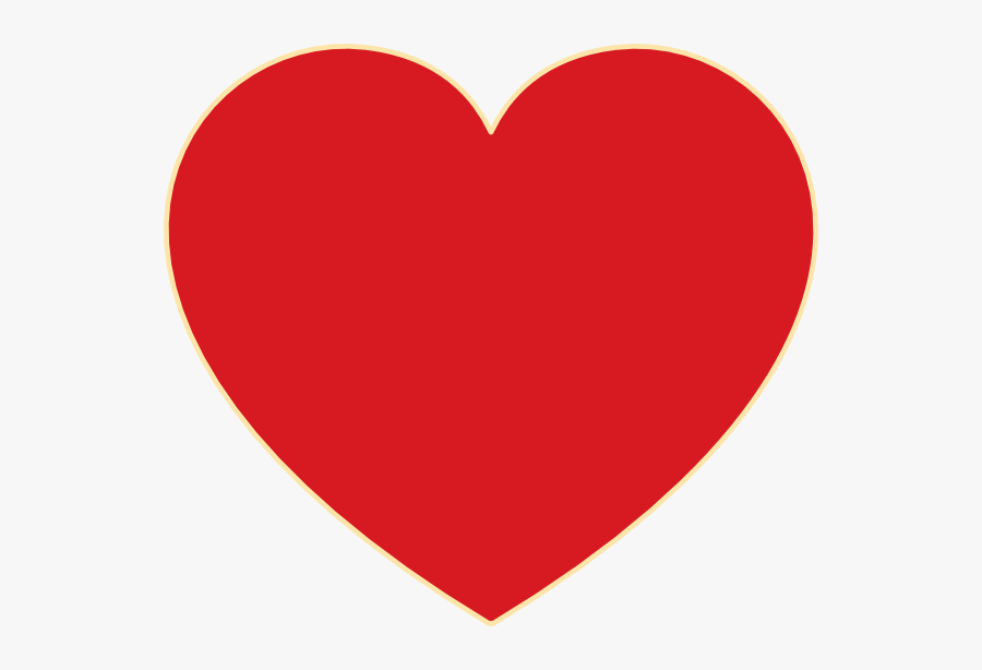 Transparent Fancy Red Heart Clipart - Love Heart, Transparent Clipart