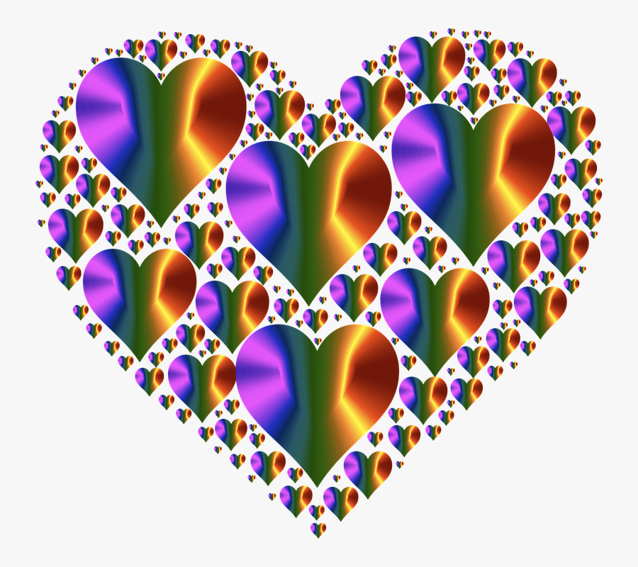 Free Image On Pixabay - Heart Shape Color Blue, Transparent Clipart