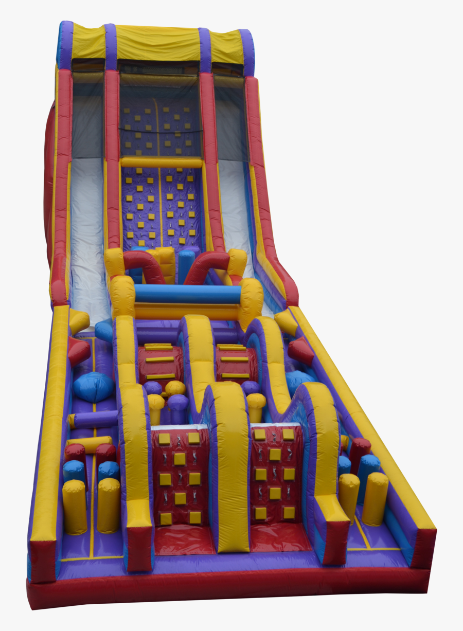 Giant Obstacle Course Inflata - Bouncy House Obstacle Course, Transparent Clipart