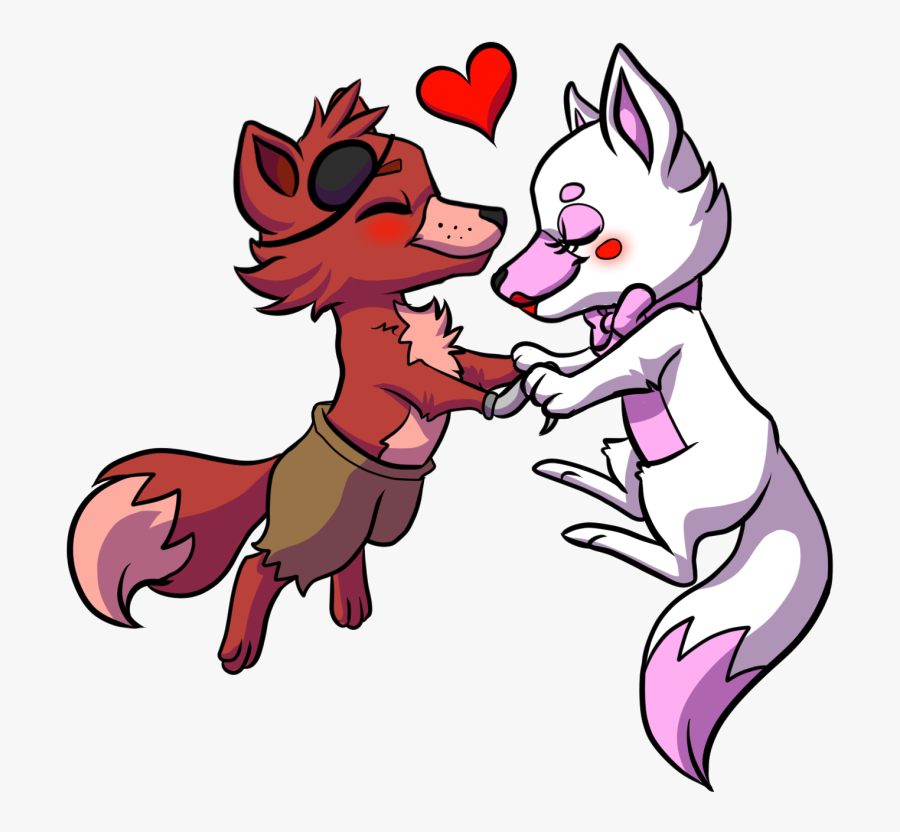 Five Nights At Freddy"s 2 Five Nights At Freddy"s - Fnaf Drawings Foxy And Mangle, Transparent Clipart