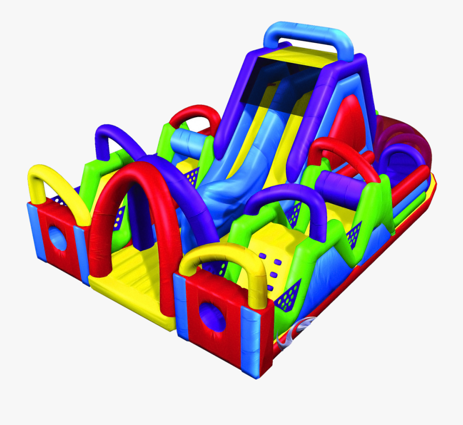 Chaos Inflatable Obstacle Course, Transparent Clipart