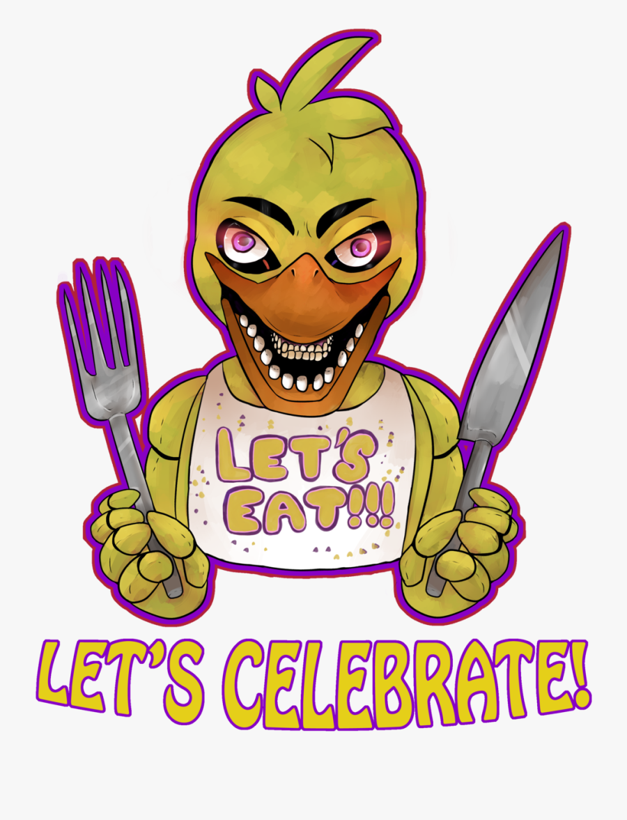 Lets Eat Lets Celebrate Five Nights At Freddy"s 2 Food - Five Nights At Freddy's, Transparent Clipart