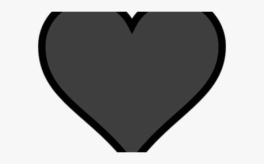 Grey Heart Cliparts - Heart, Transparent Clipart