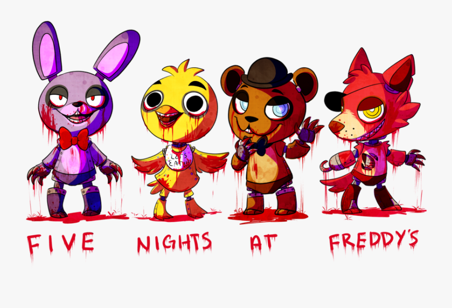 Five Nights At Freddy's Characters, Transparent Clipart