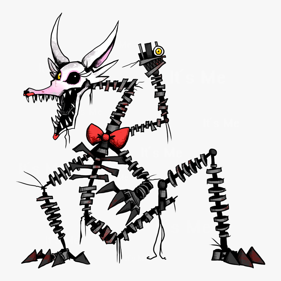 Mangle Five Nights At Freddy"s Drawing - Five Night At Freddy's Character Mangle, Transparent Clipart