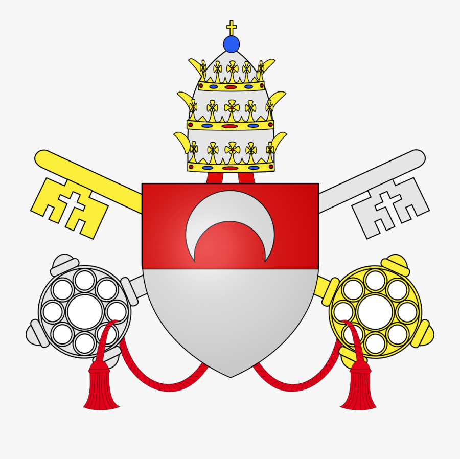 Transparent Pope Clipart - Pope Urban Viii Coat Of Arms, Transparent Clipart
