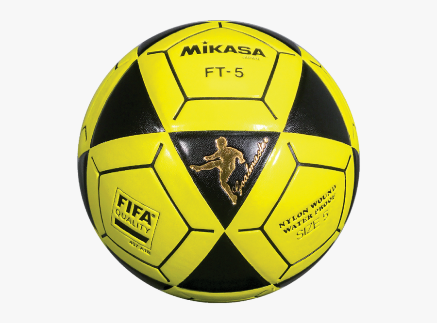 Mikasa Ft5 Goal Master Soccer Ball Size 5 Yellow/black - Mikasa Ft 5 Footvolley, Transparent Clipart