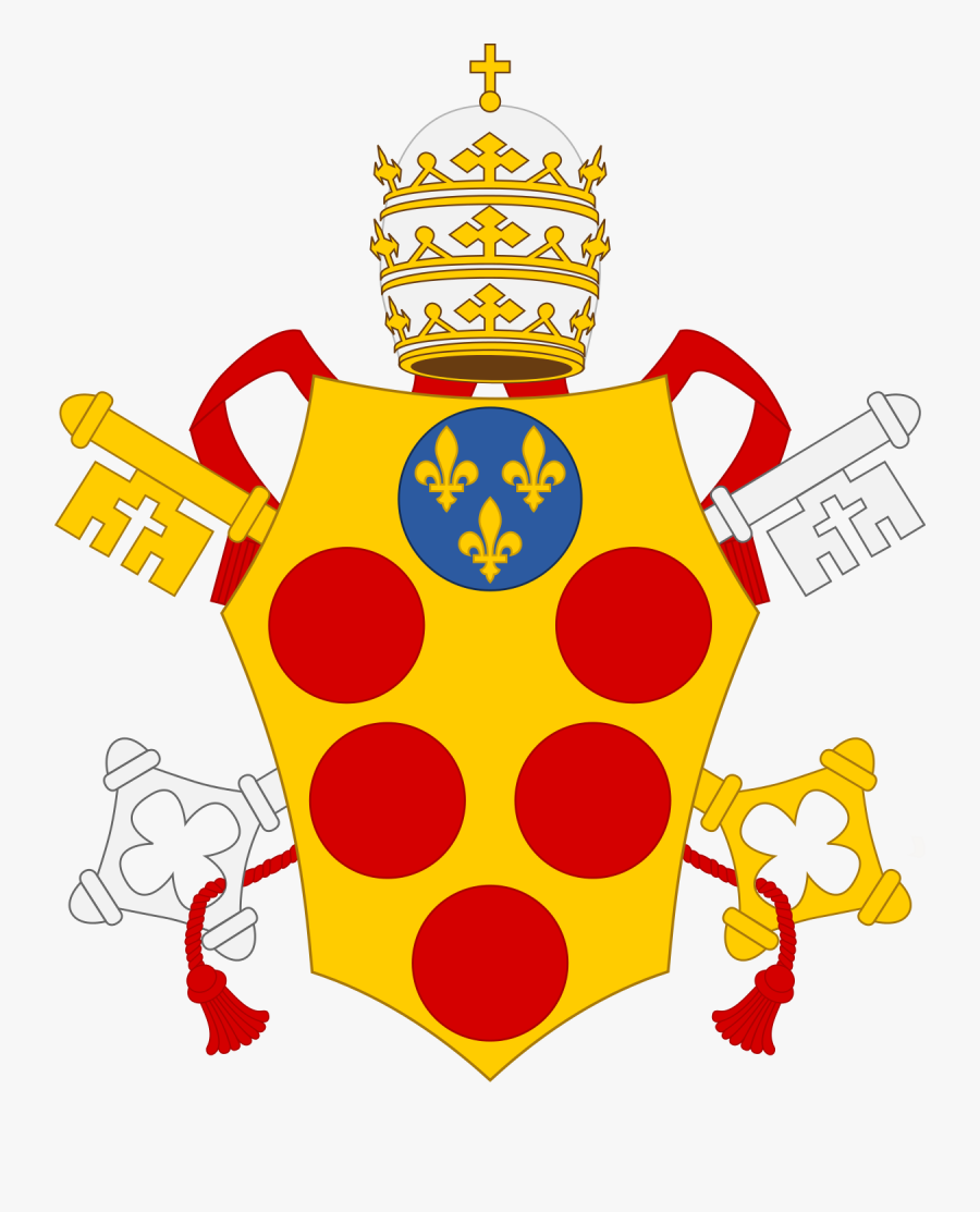 Clip Art List Of Popes From - Pope Leo X Symbol, Transparent Clipart