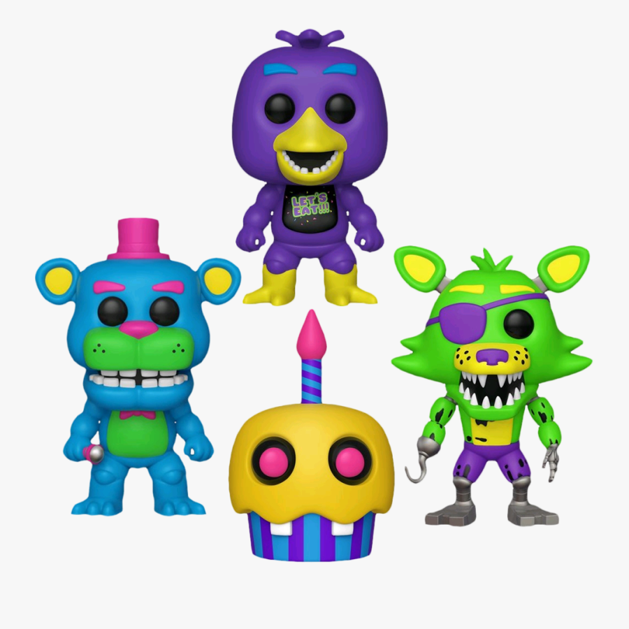 Funko Pop Fnaf Blacklight, Transparent Clipart