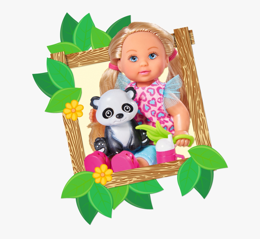 Buy Doll Simba El Baby Safari 105733043 Elkor - Simba Evi Love Baby Safari 105733043, Transparent Clipart