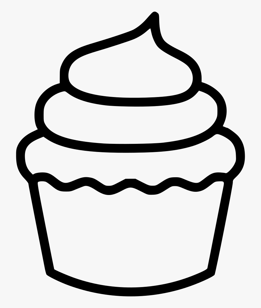 Cupcake Svg Png Icon Free Download - Icon Cupcake Svg Free, Transparent Clipart