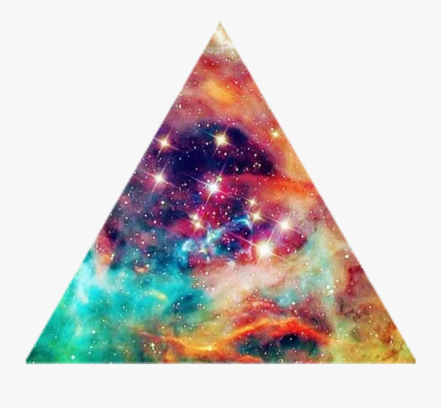 #triangle #space #galaxy #universe #planets #nebula - Triangle, Transparent Clipart