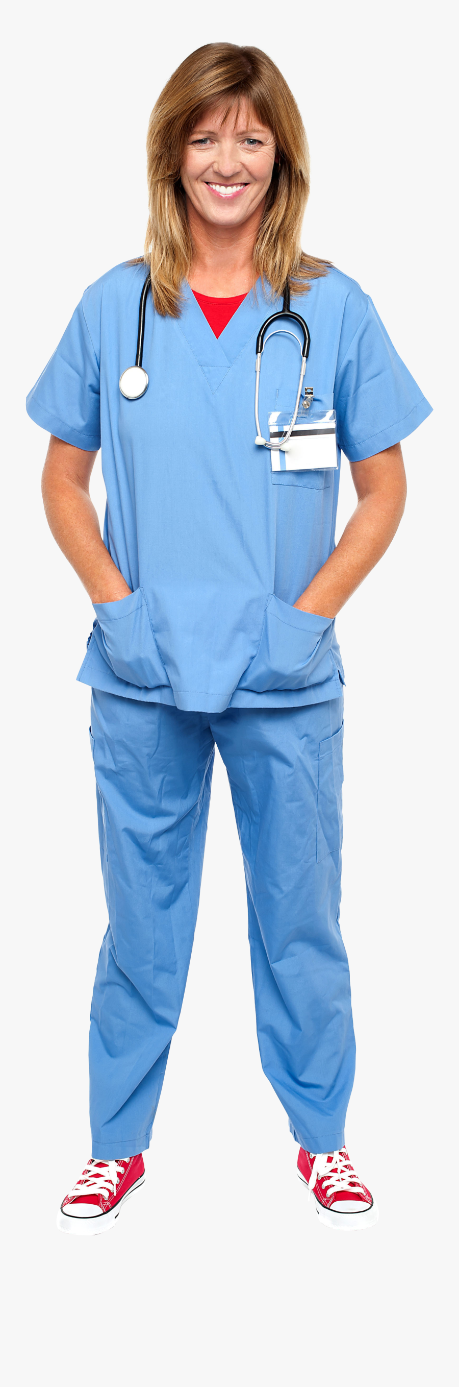 Doctor Standing Png - Nurse, Transparent Clipart