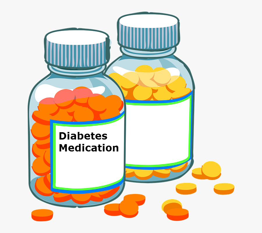 Diabetes-medication - Pills Clipart, Transparent Clipart