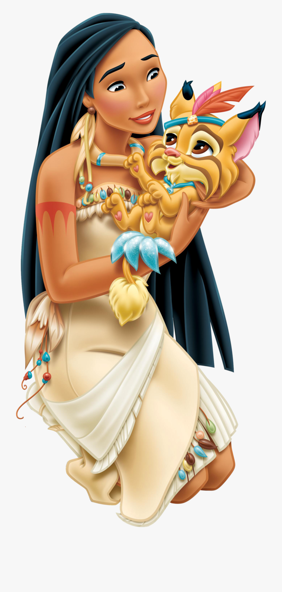 Pocahontas Rapunzel Belle Ariel Disney Princess - Disney Princess Pocahontas Png, Transparent Clipart