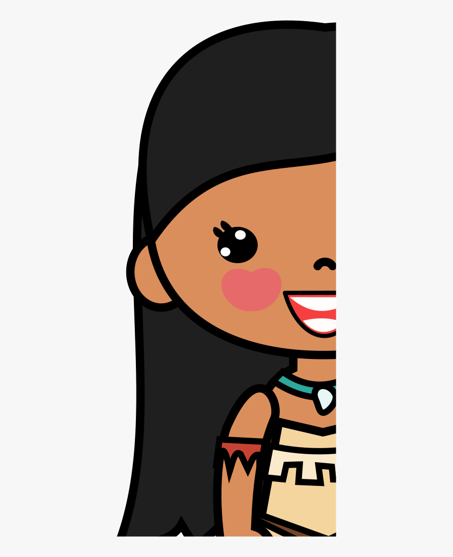 Kawaii Pocahontas, Transparent Clipart