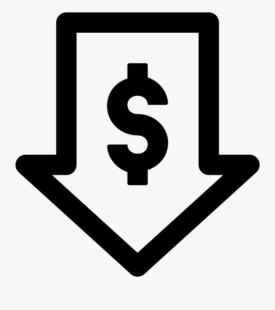 Cash Clipart Pricing - Cost Reduction Icon Transparent, Transparent Clipart