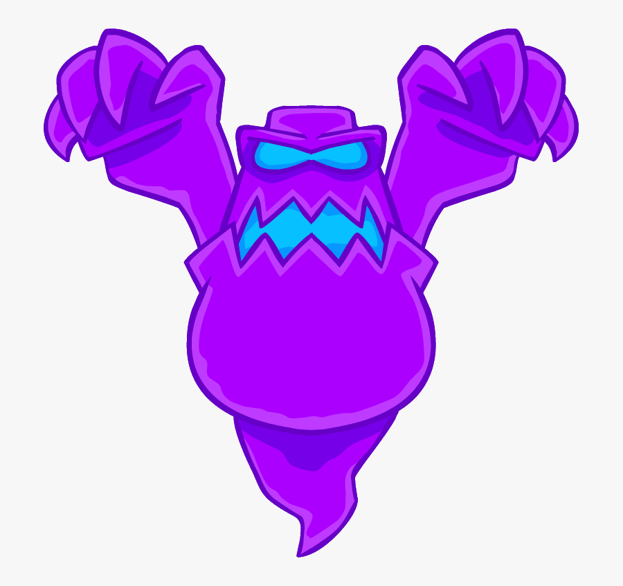 Club Penguin Halloween Candy Ghost, Transparent Clipart