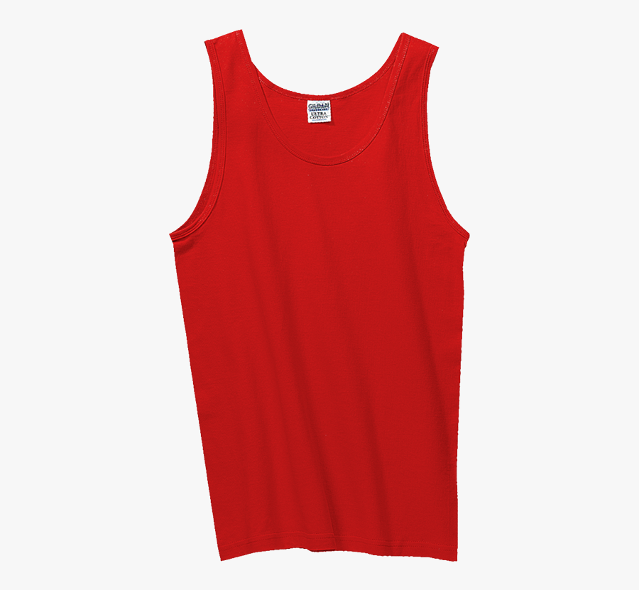 Gildan Red Tank Top Clipart , Png Download - Active Tank, Transparent Clipart